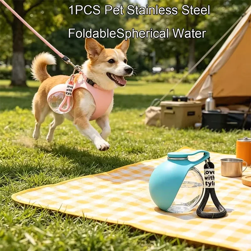 Portable Stainless Steel Pet Water Bottle